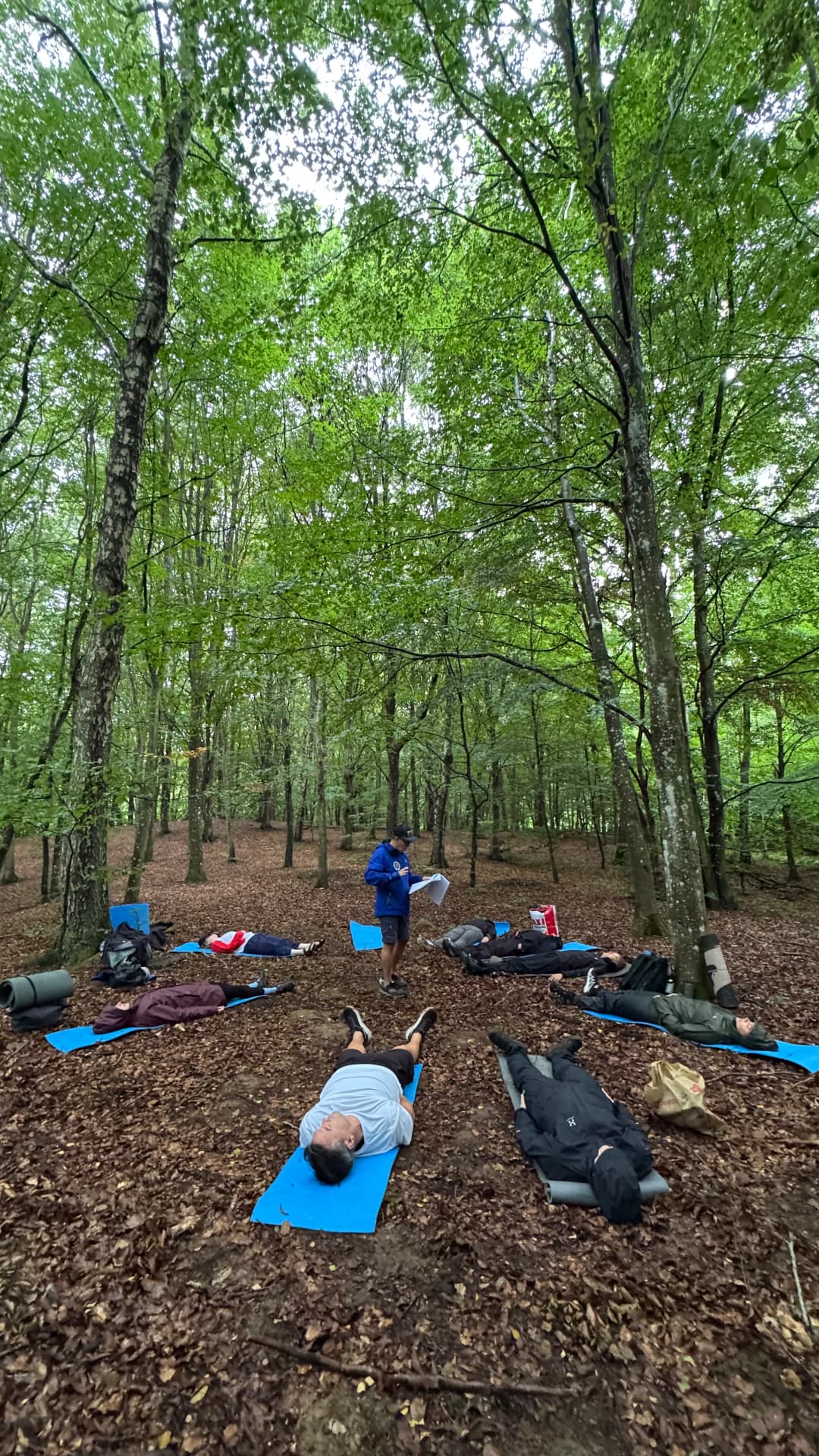 Träning i skånsk natur under Select Camp The Gym